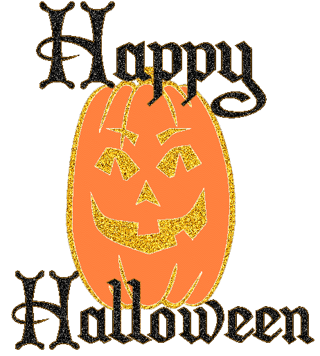 Brokatowa śmiejąca się dynia szczęśliwego Halloween